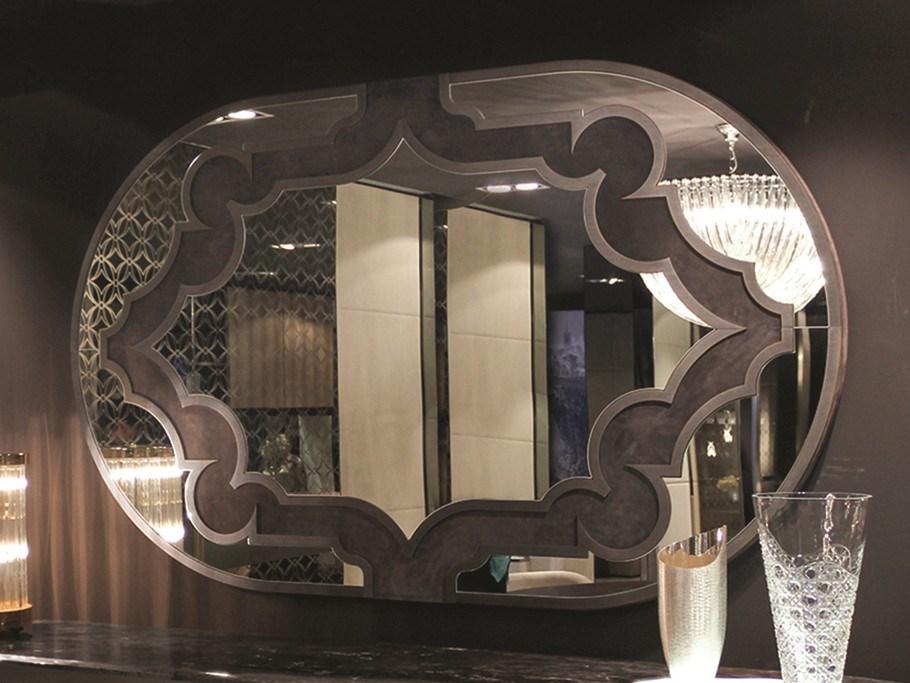 BYRON Oval glass mirror