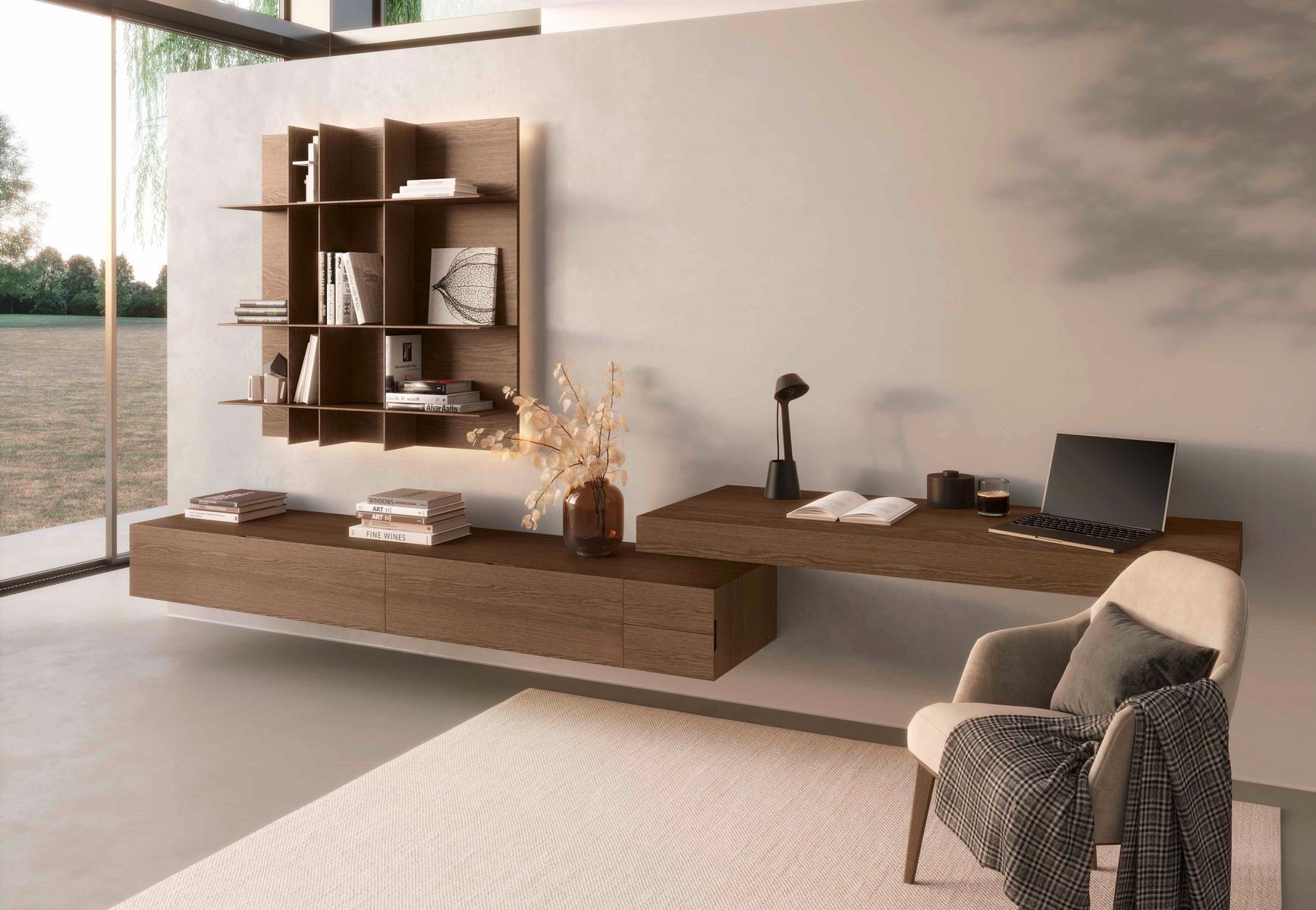 CUBE6 Wooden storage wall CUBE6 Wooden storage wall