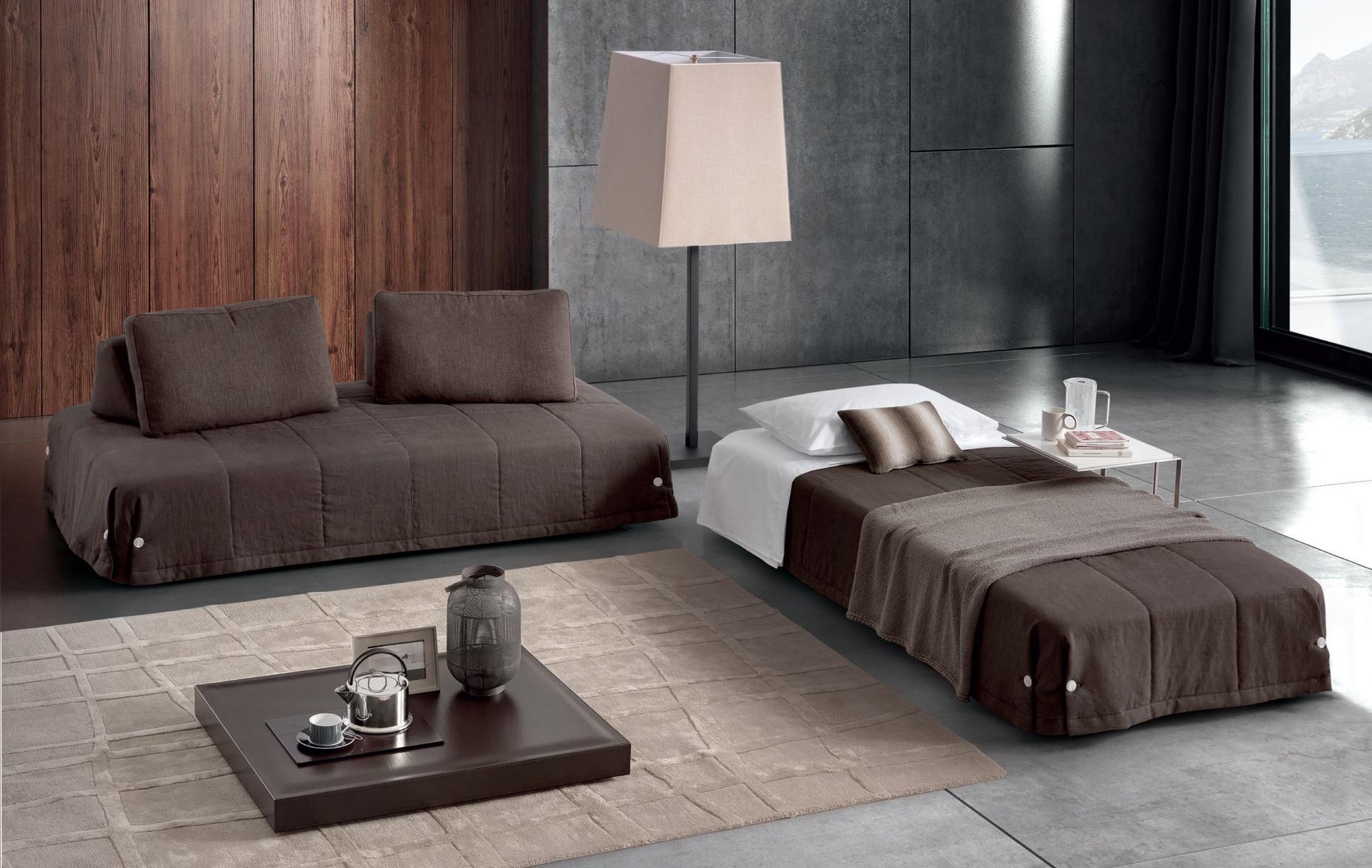 GHOST Fabric sofa bed with removable cover