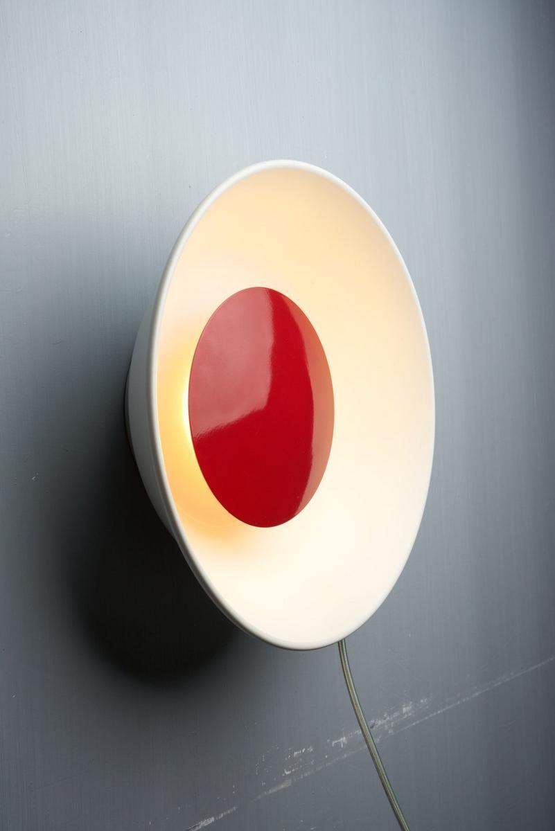 REVERB Indirect light metal wall light with dimmer