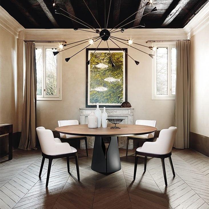 GIANO Round metal table