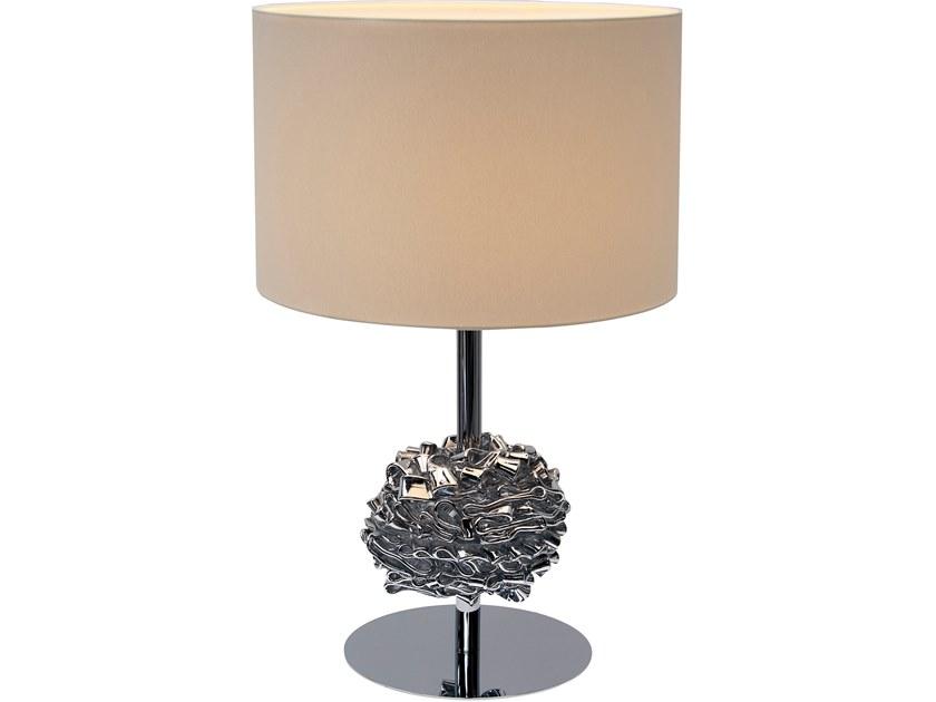 FLOWER FROM AMSTERDAM T1 Direct-indirect light fabric table lamp
