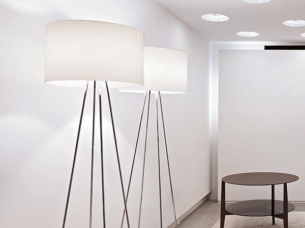 RAY F Chrome plated floor lamp