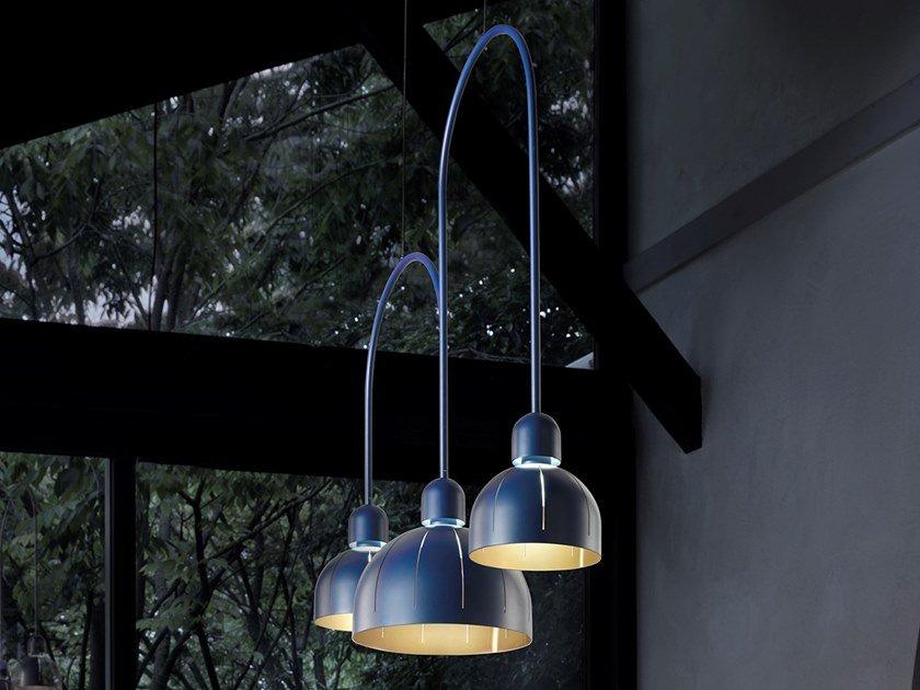 CUPOLE BIL 3 LED metal pendant lamp