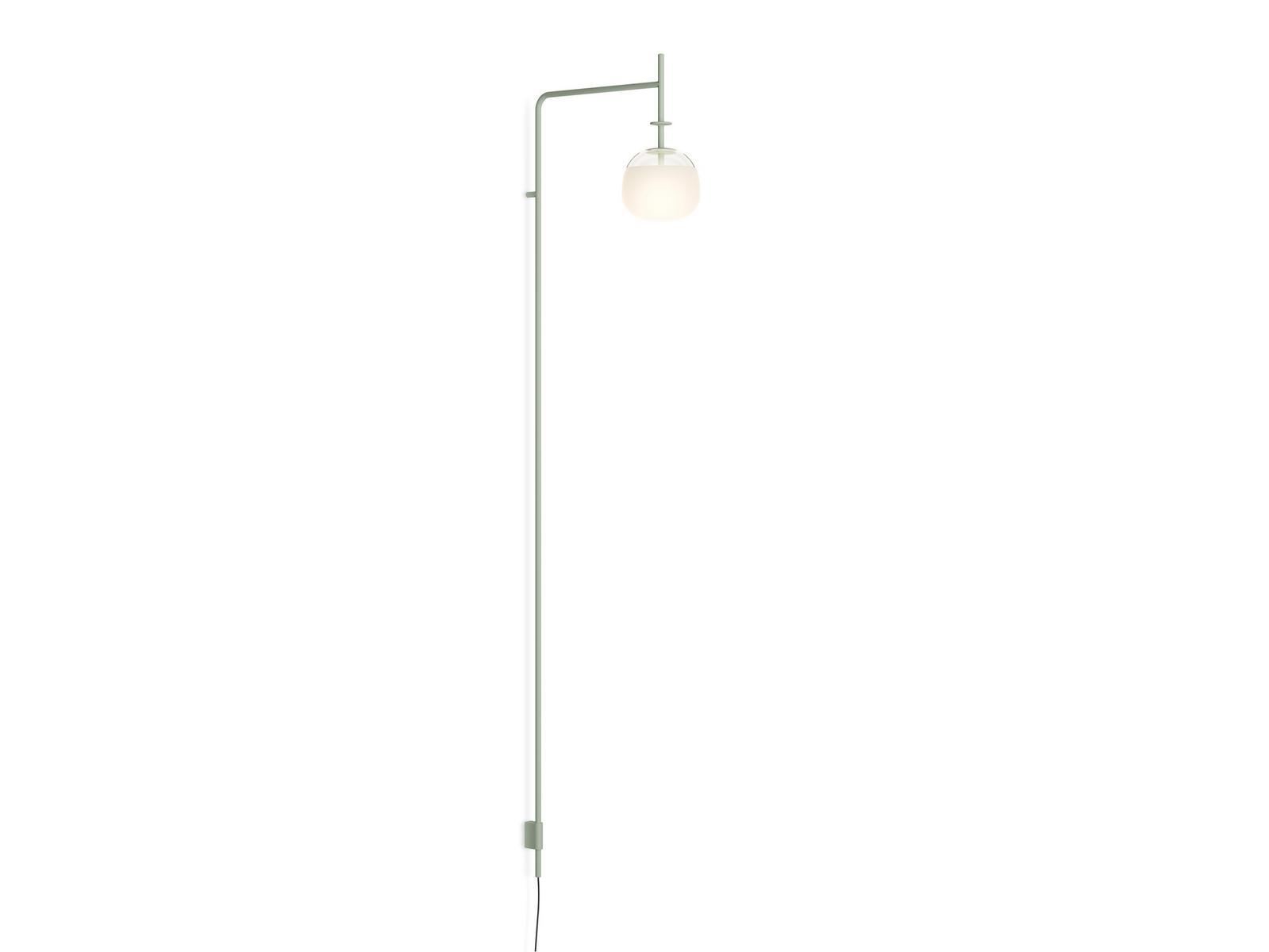 TEMPO 5764_5765 LED direct light steel wall lamp with fixed arm