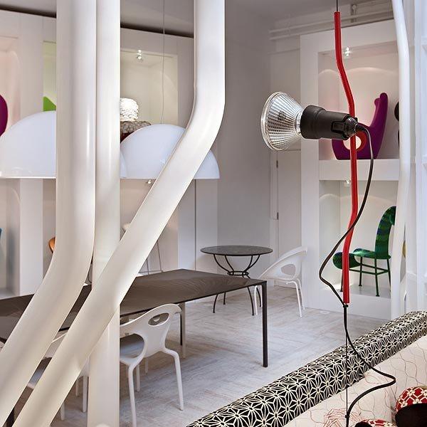 PARENTESI Powder coated steel pendant lamp
