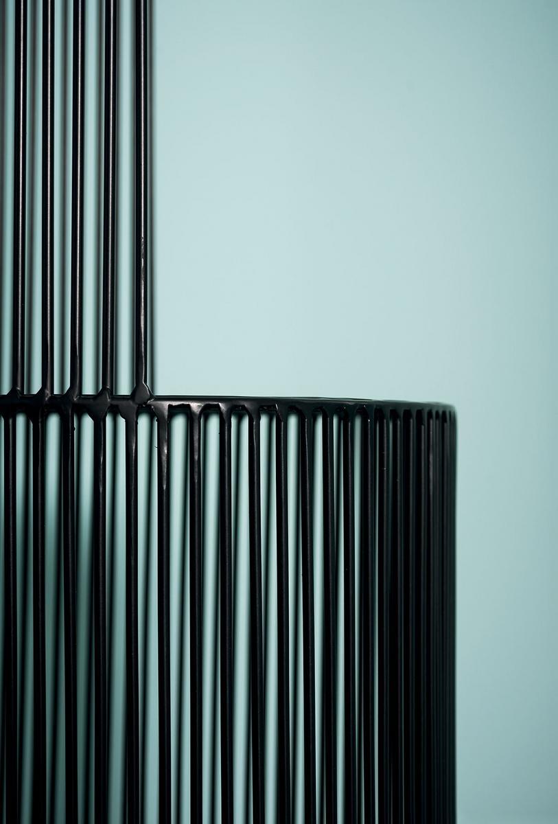 GINESTRA VESTITA High-back metal chair