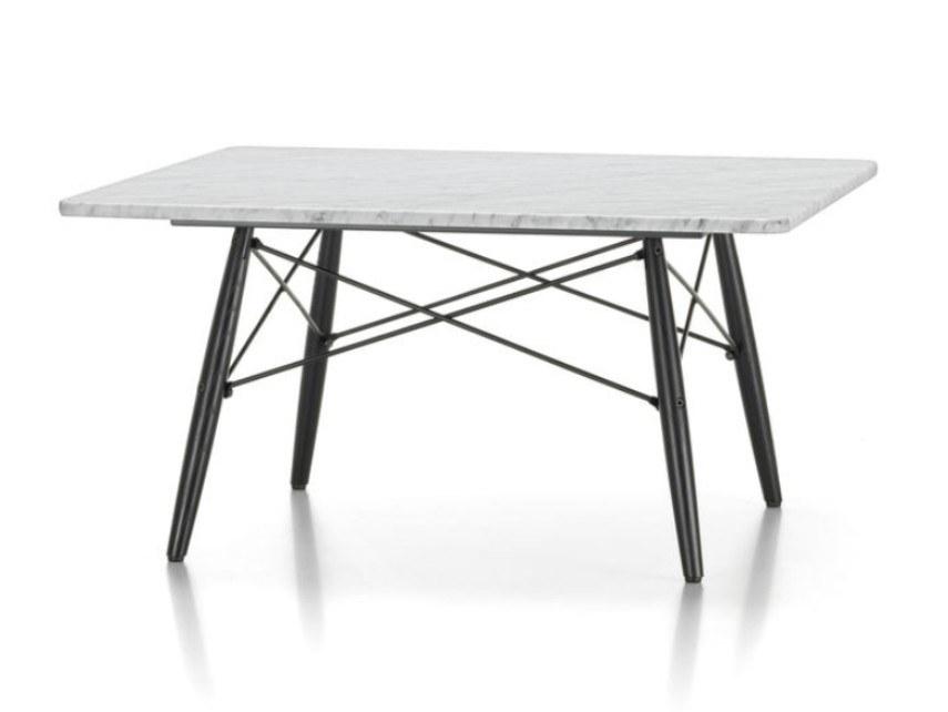 EAMES Square Carrara marble coffee table