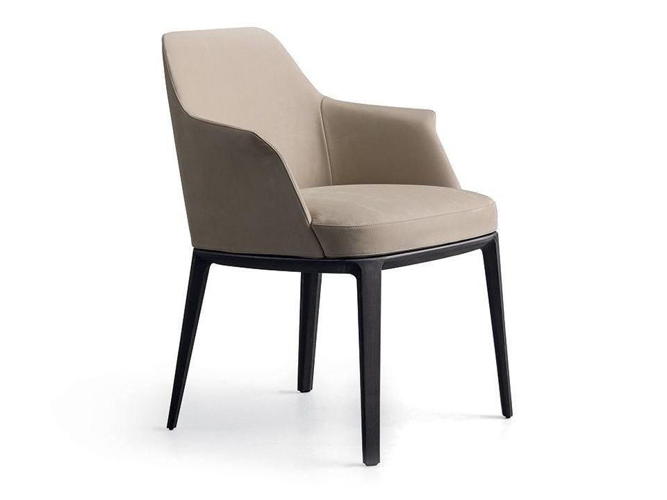 SOPHIE Upholstered chair with armrests