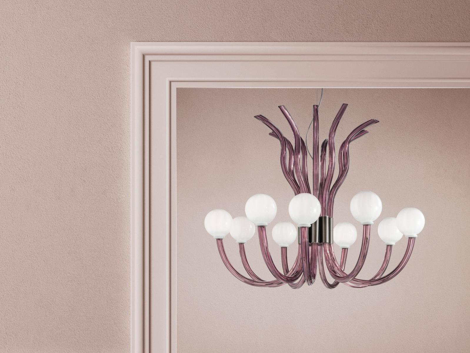 MODÀ Murano glass chandelier