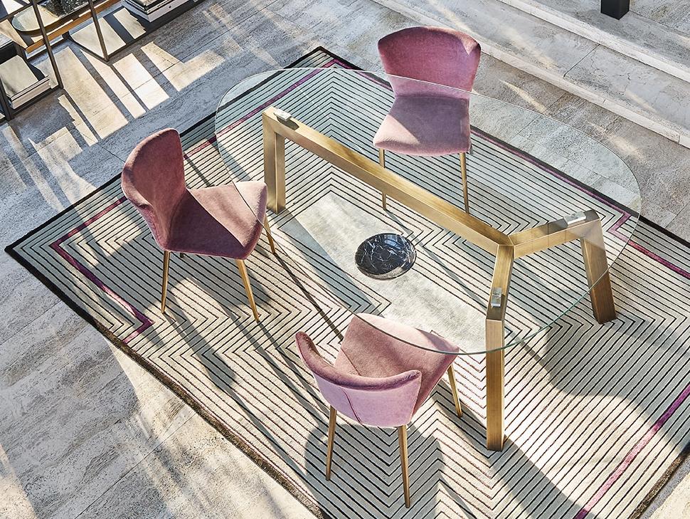 GIO' Upholstered fabric chair