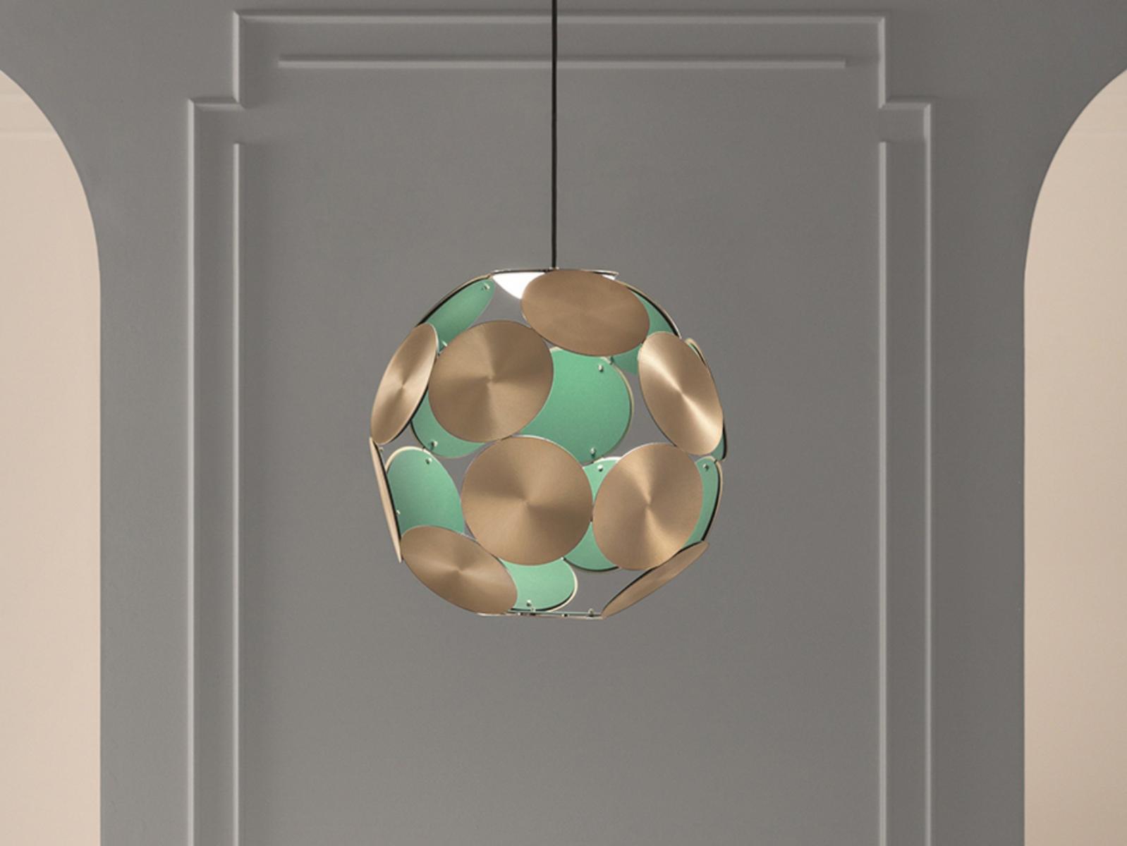 TIMEO S1 50 LED painted metal pendant lamp