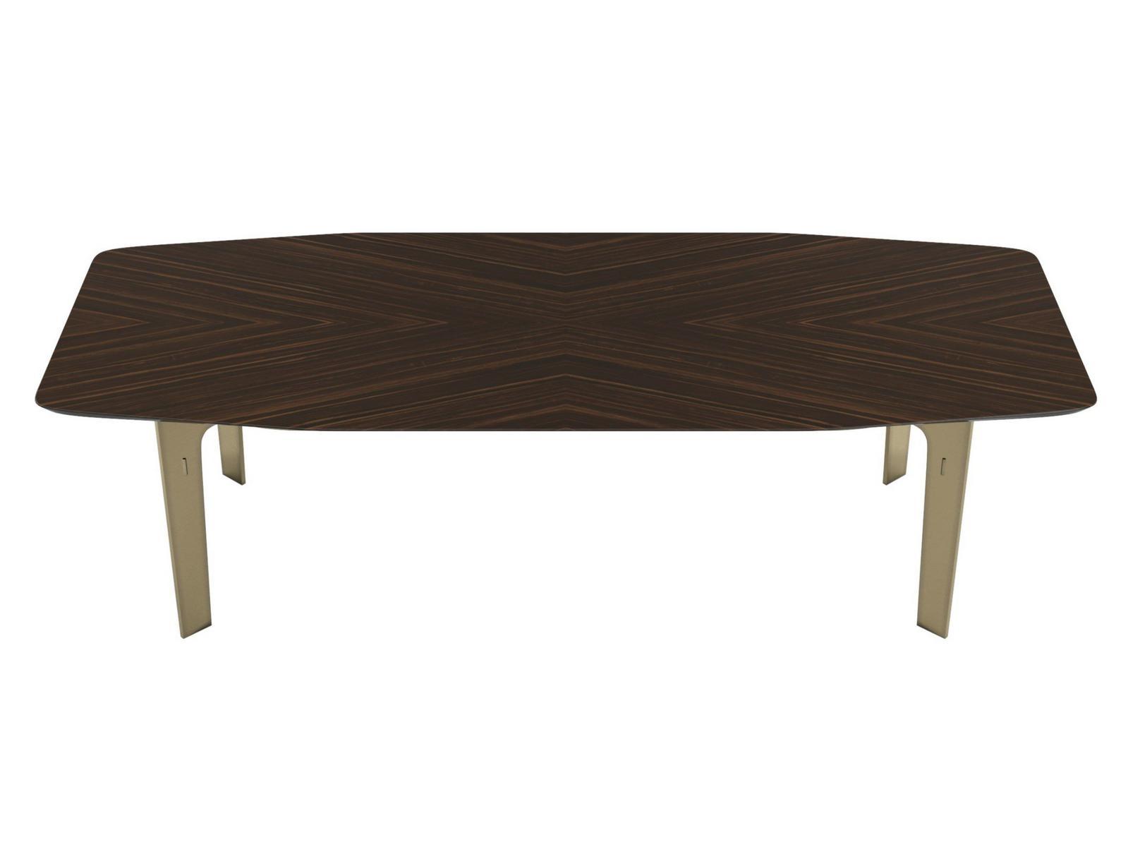 ECLECTIC Rectangular wooden table