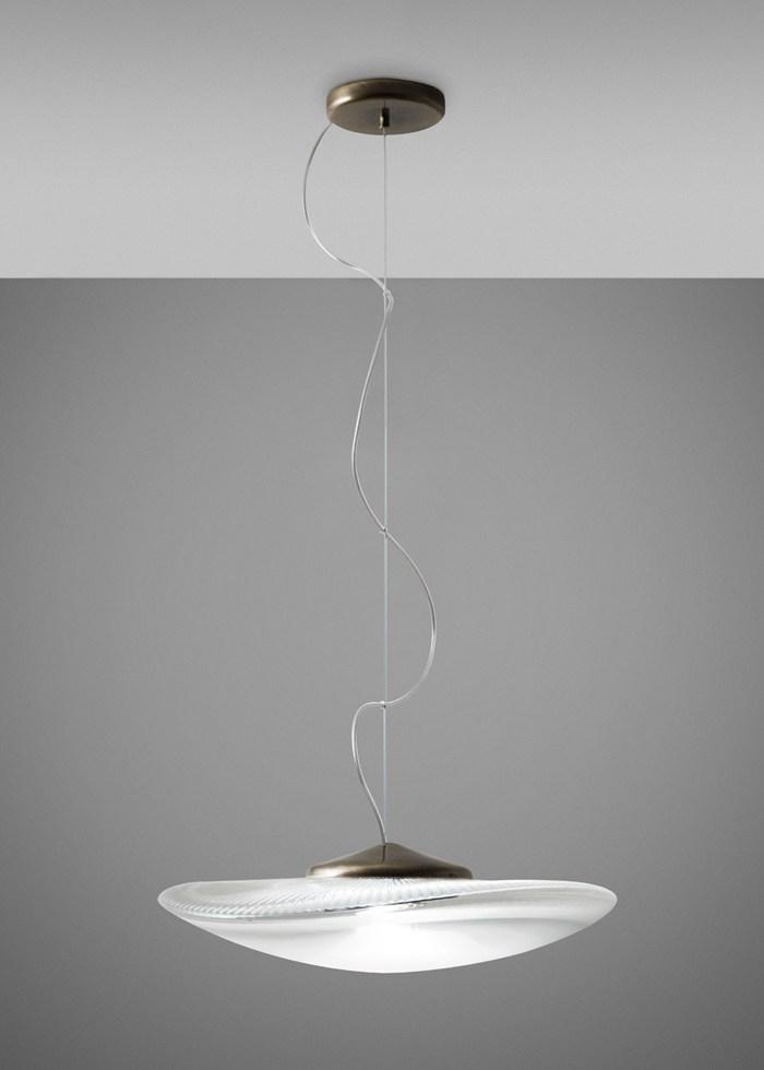 LOOP LED blown glass pendant lamp