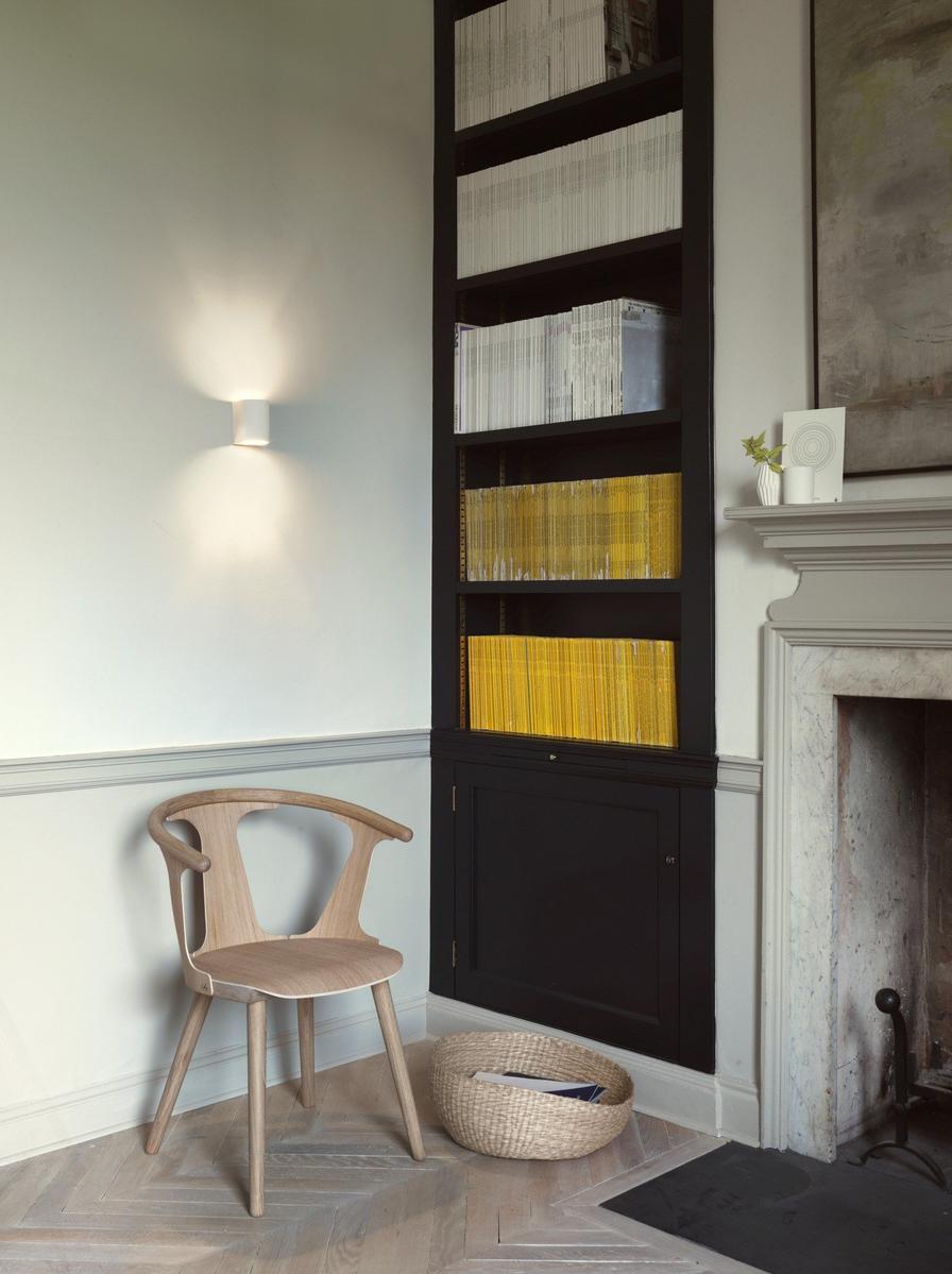 PERO Plaster wall light with dimmer