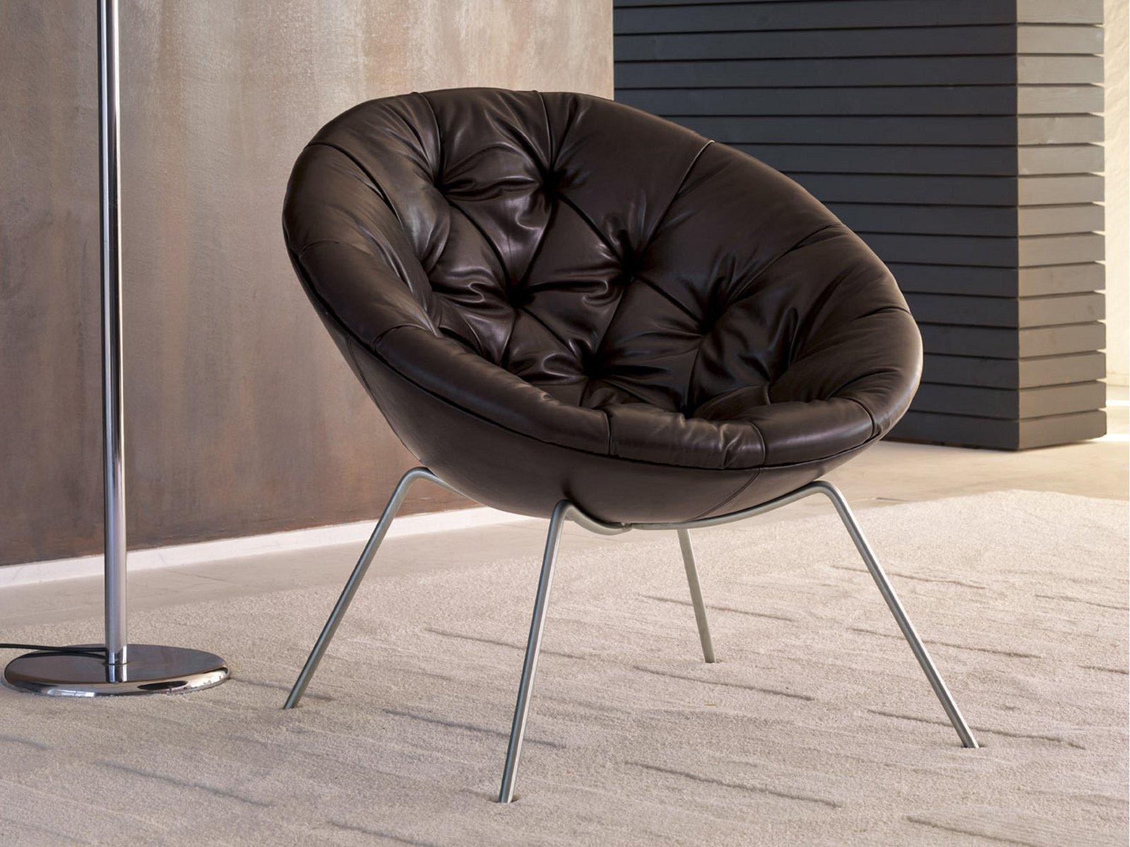 NEST ONE Leather armchair