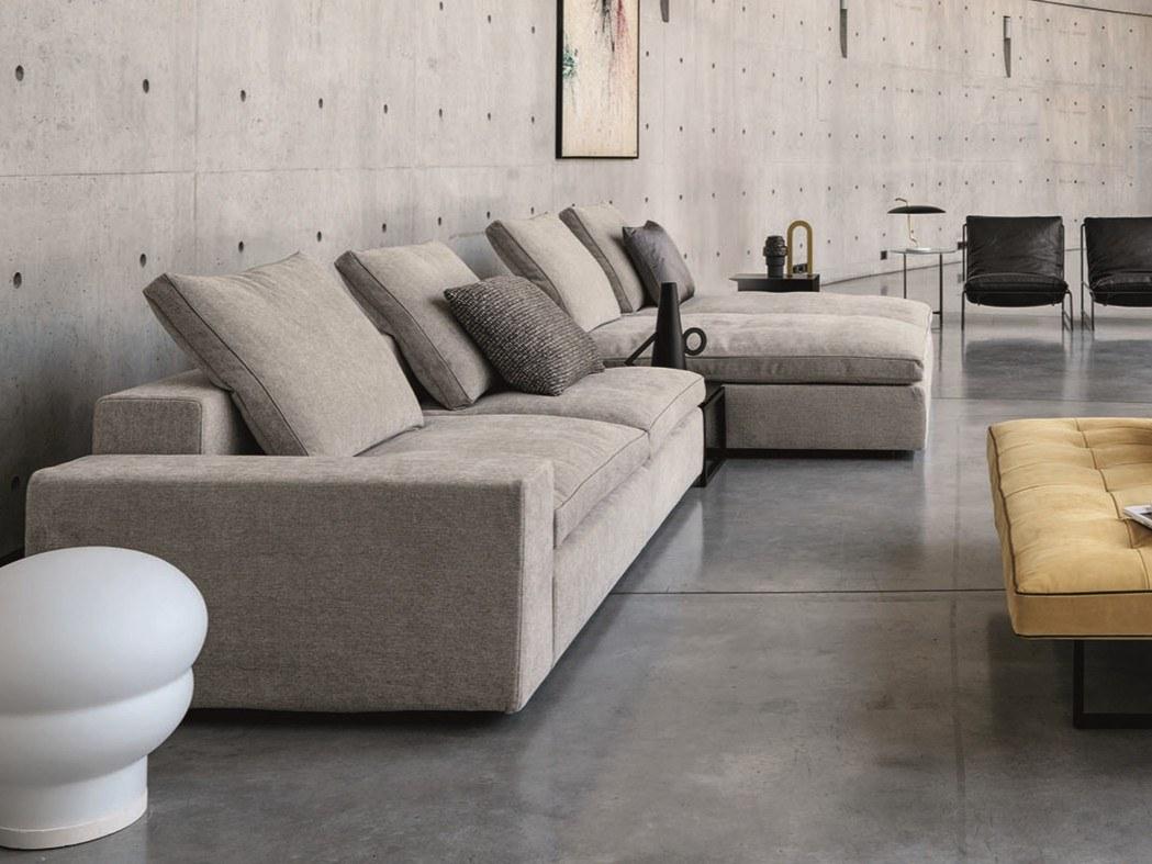 KUBIC Sectional fabric sofa with removable cover