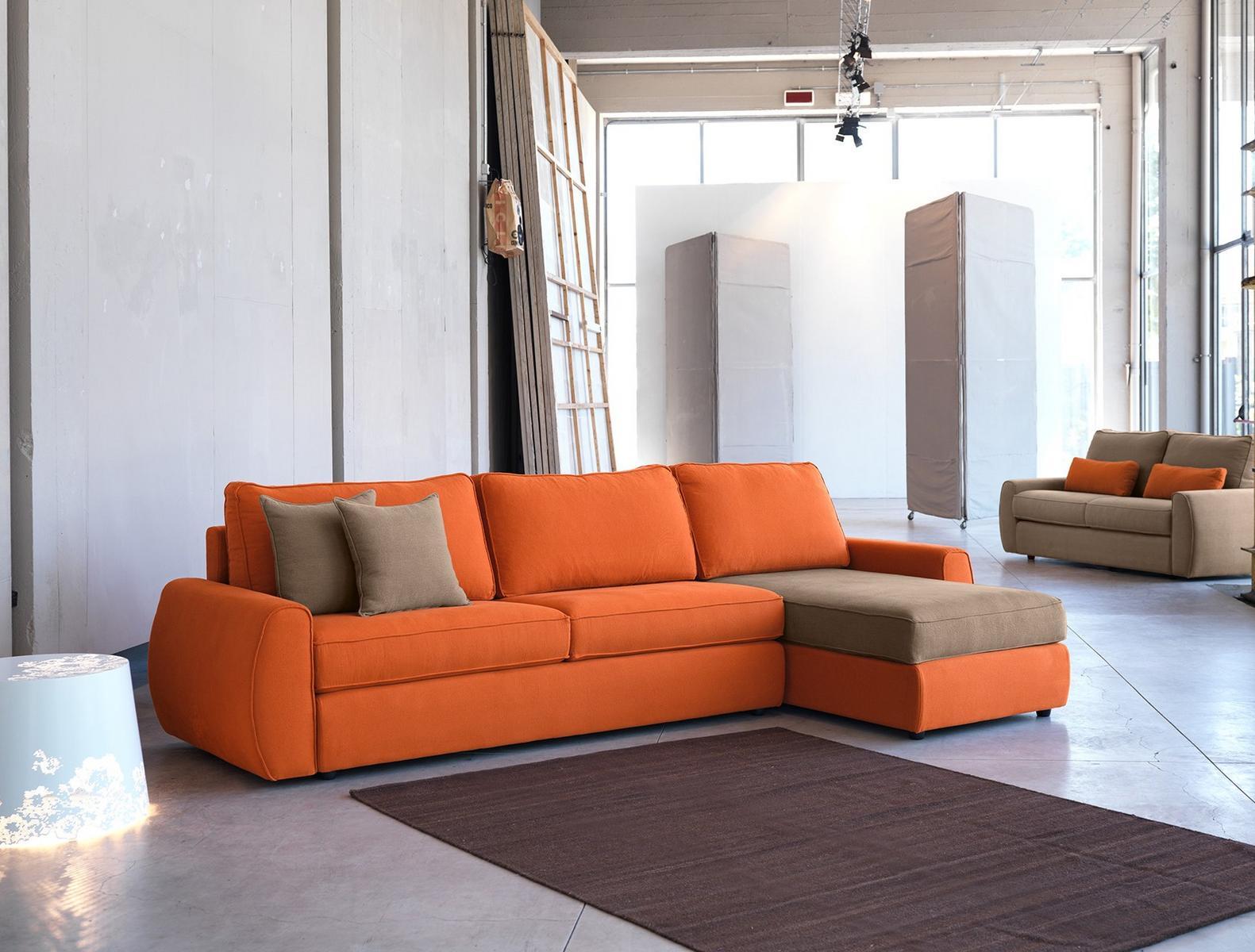 SHEPARD Sectional fabric sofa