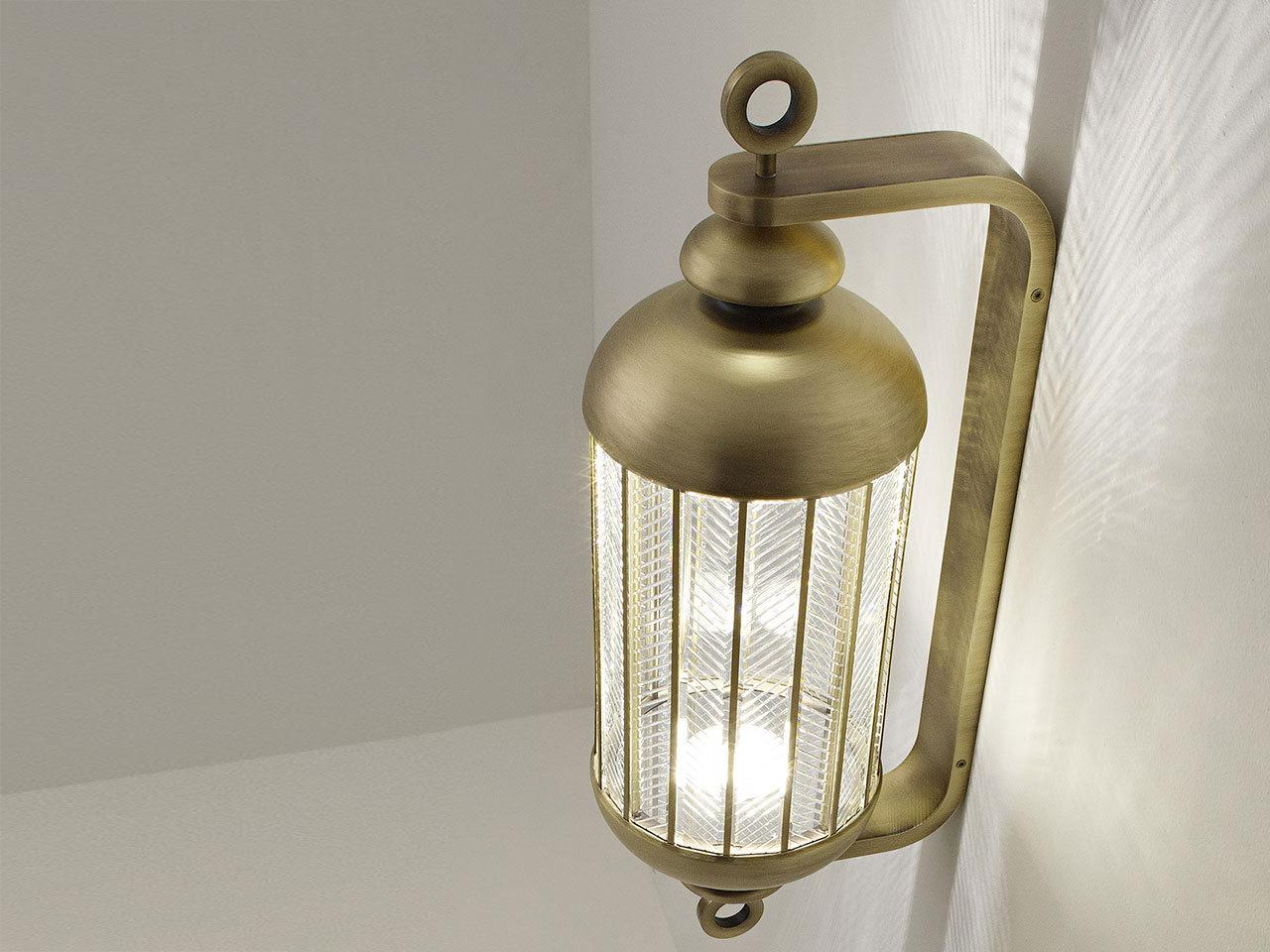 FATA MORGANA 215/AP LED metal and glass wall lamp