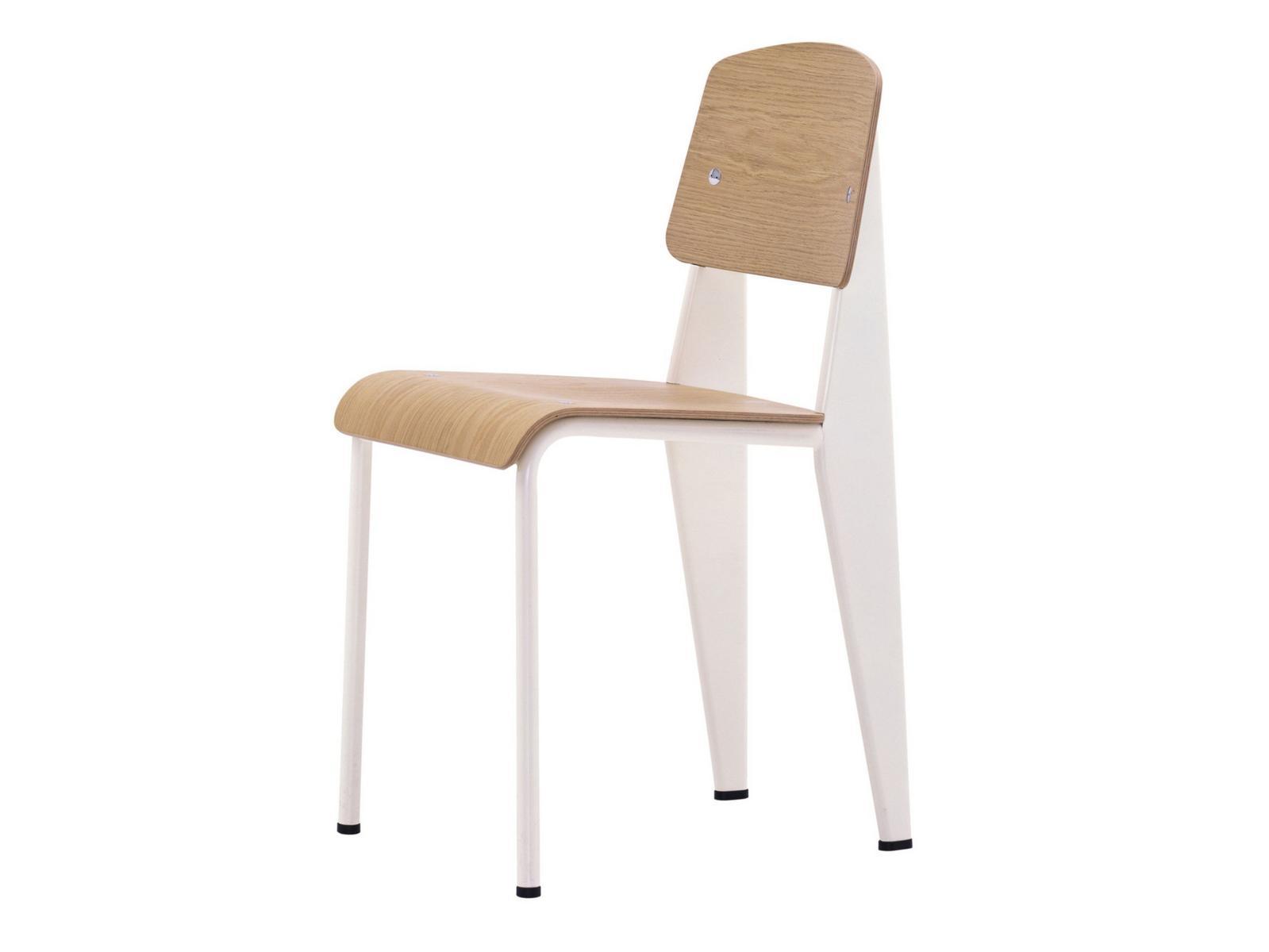 STANDARD Steel and wood chair