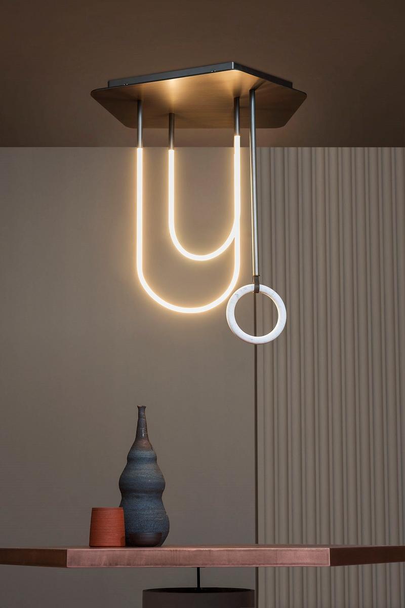 SAY YES Direct light glass ceiling lamp