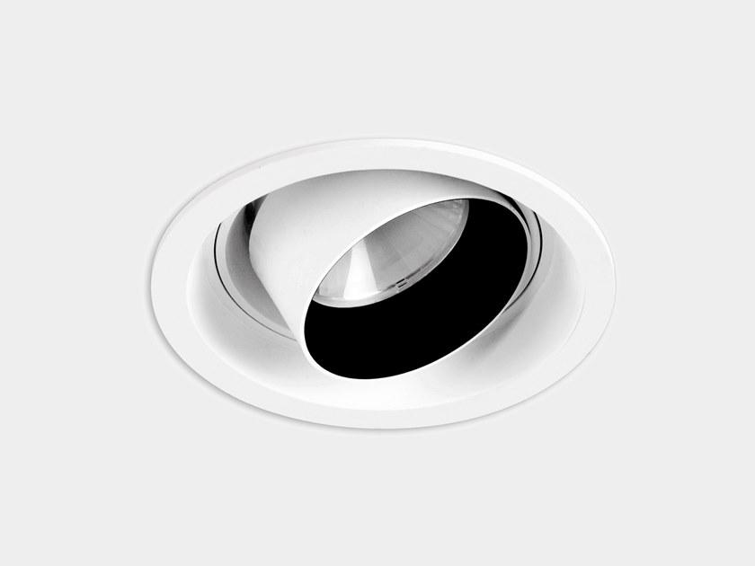 PLAY SNOOT AG56 LED adjustable recessed aluminium spotlight