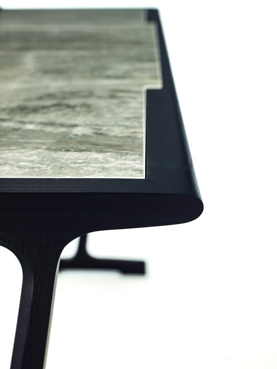 ARCHÈ Rectangular console table with shelving