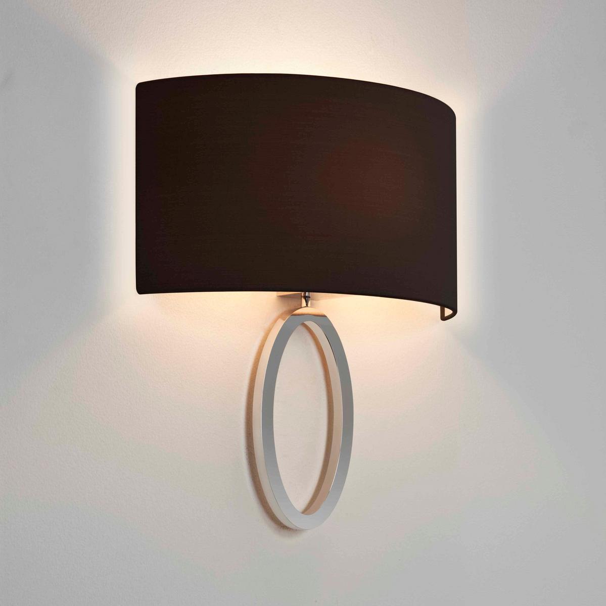 LIMA Wall lamp in steel and fabric