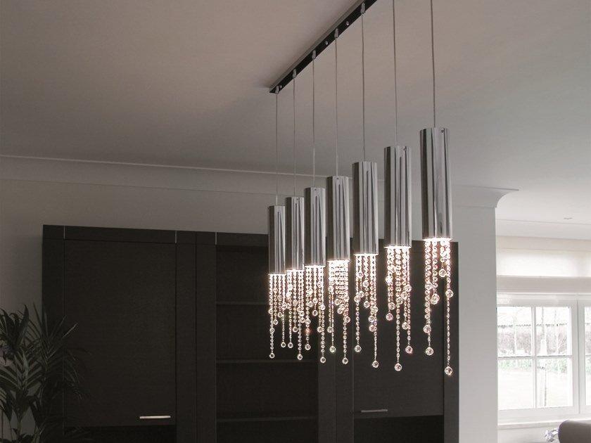 SEXY CRYSTALS H7 Metal pendant lamp with crystals