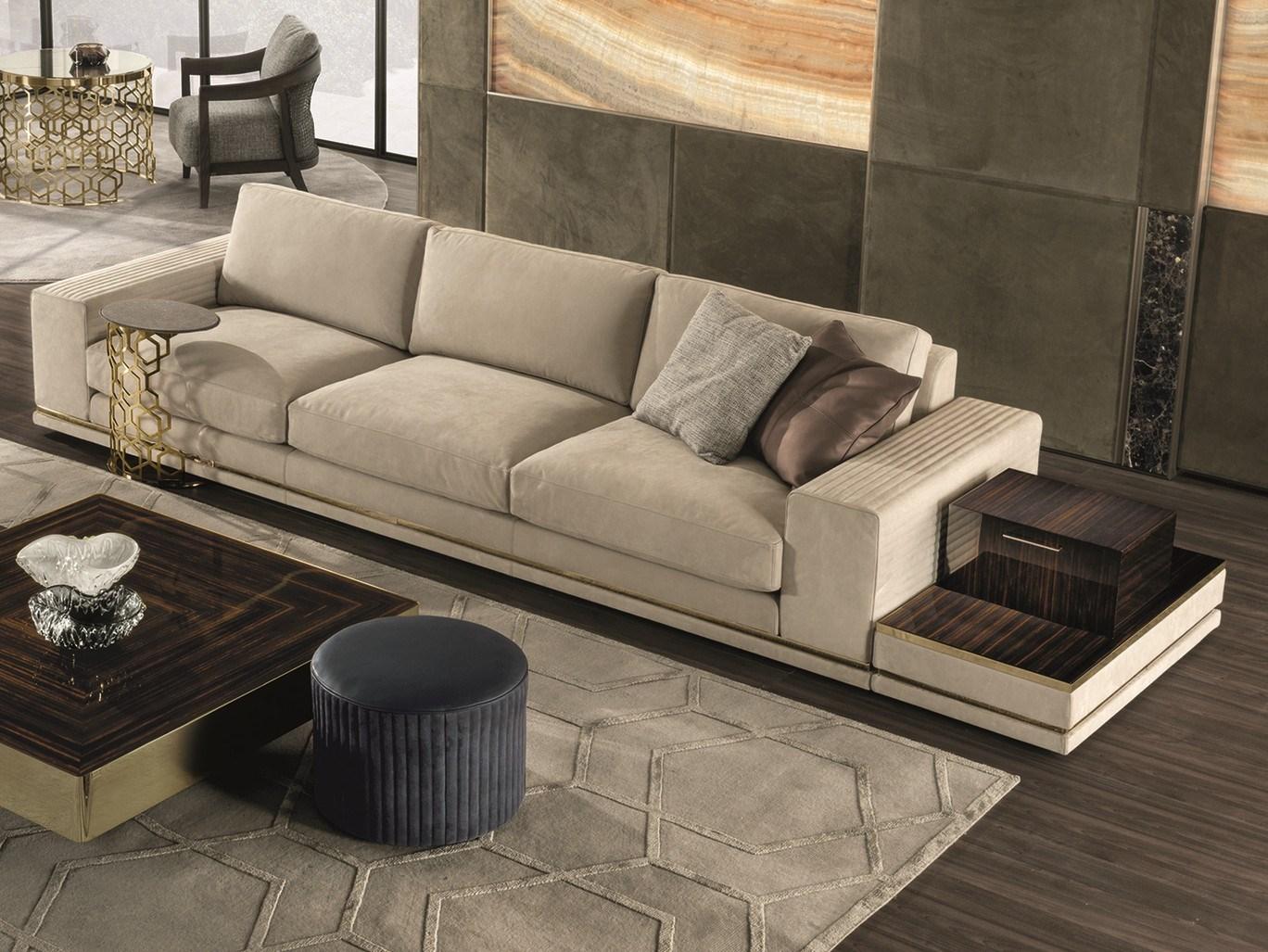 COHEN Modular velvet sofa