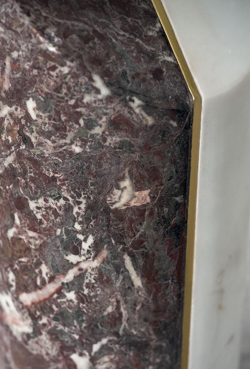 ZIGGY Round marble coffee table