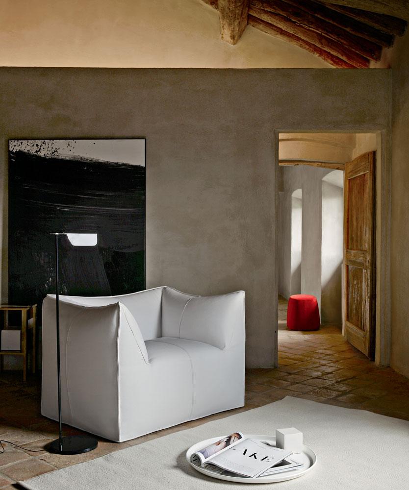 LE BAMBOLE '07 Fabric armchair with armrests