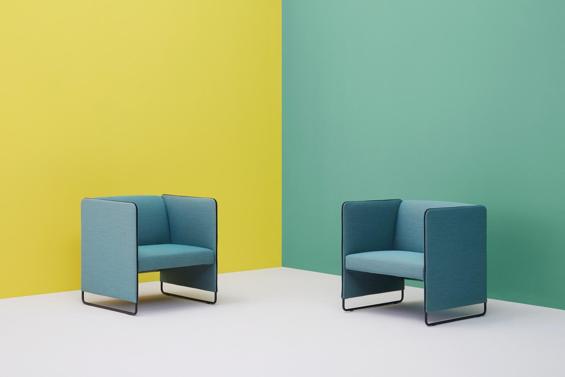 ZIPPO ZIPL1P Upholstered fabric armchair