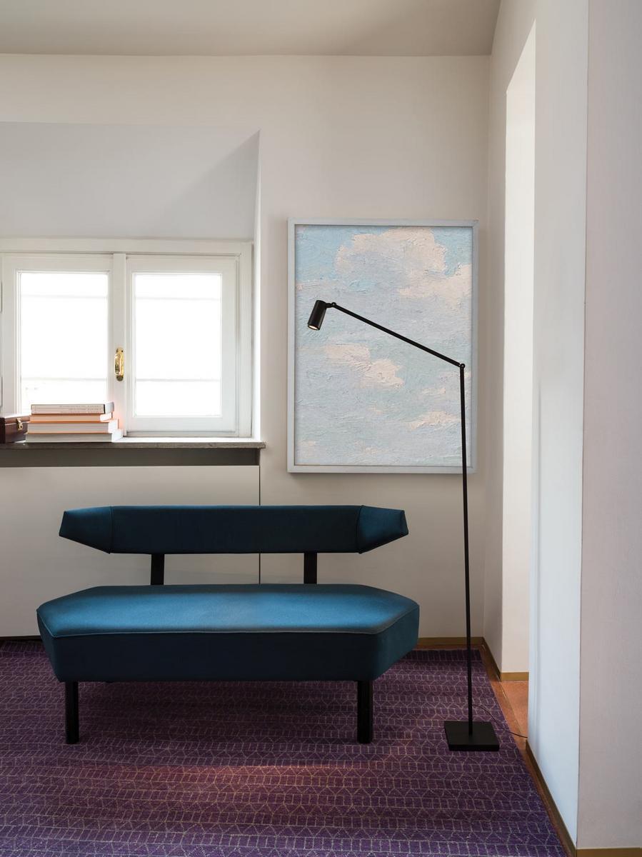 UNTITLED READING SPOT LED adjustable aluminium floor lamp