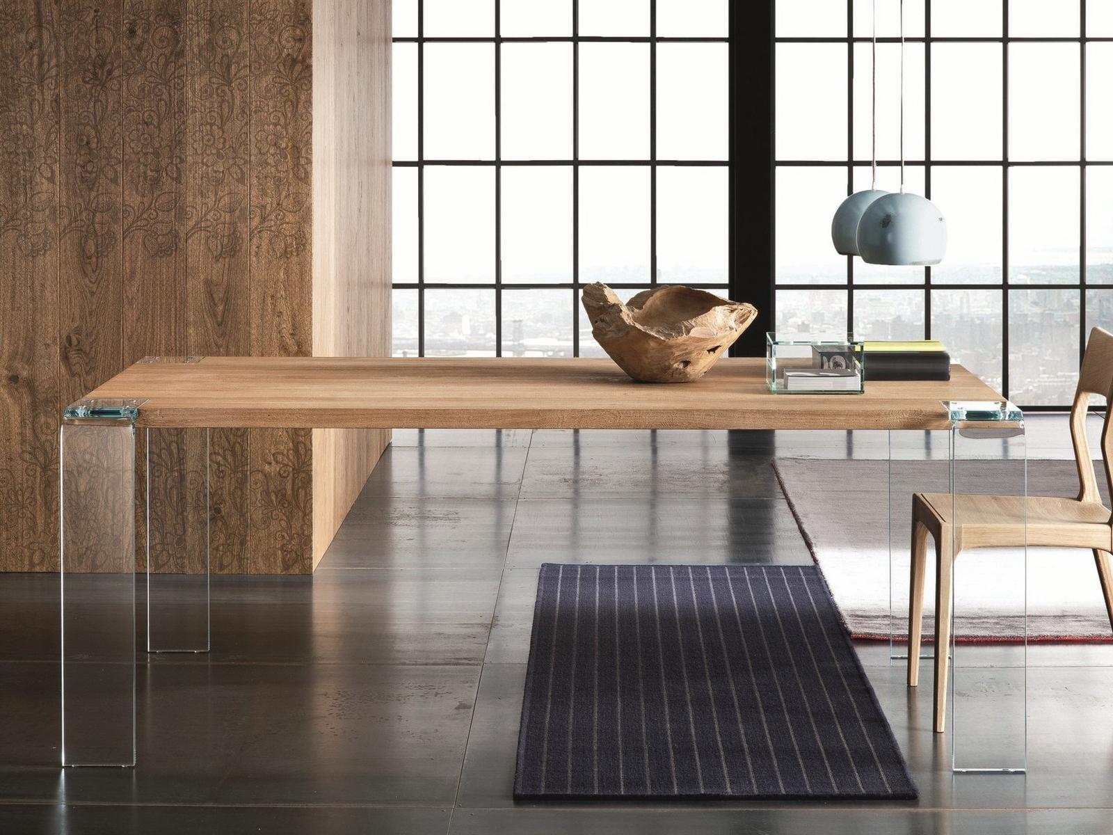 SIVIGLIA Rectangular oak dining table