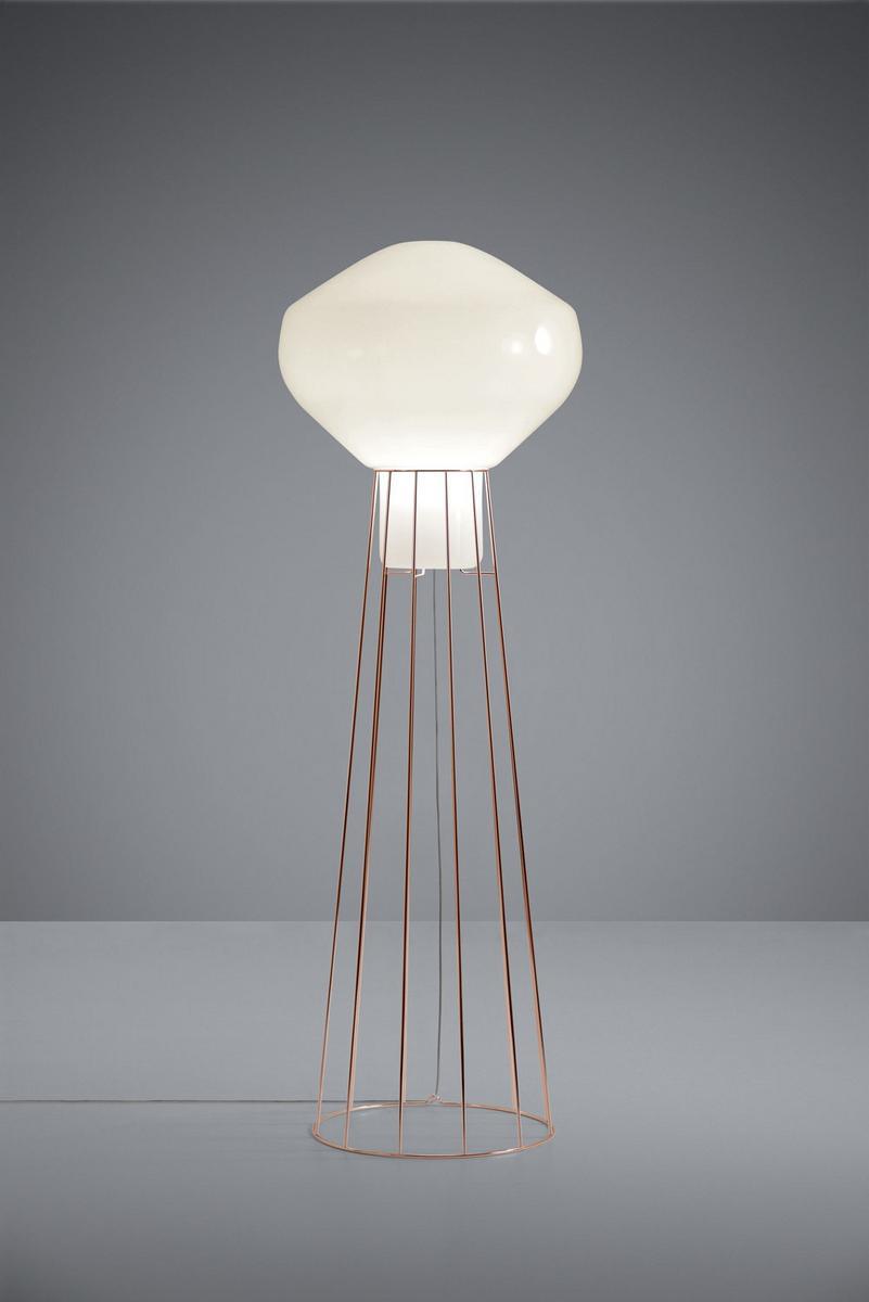AÉROSTAT Blown glass floor lamp