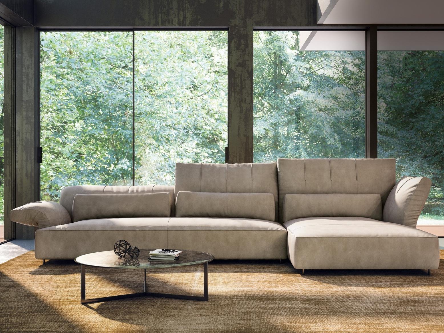 BRERA Sectional leather sofa