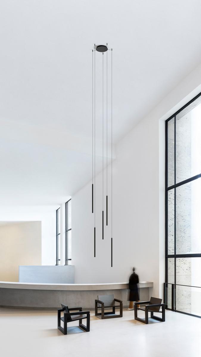 STICK 66 FANCY SHAPE LED adjustable aluminium pendant lamp