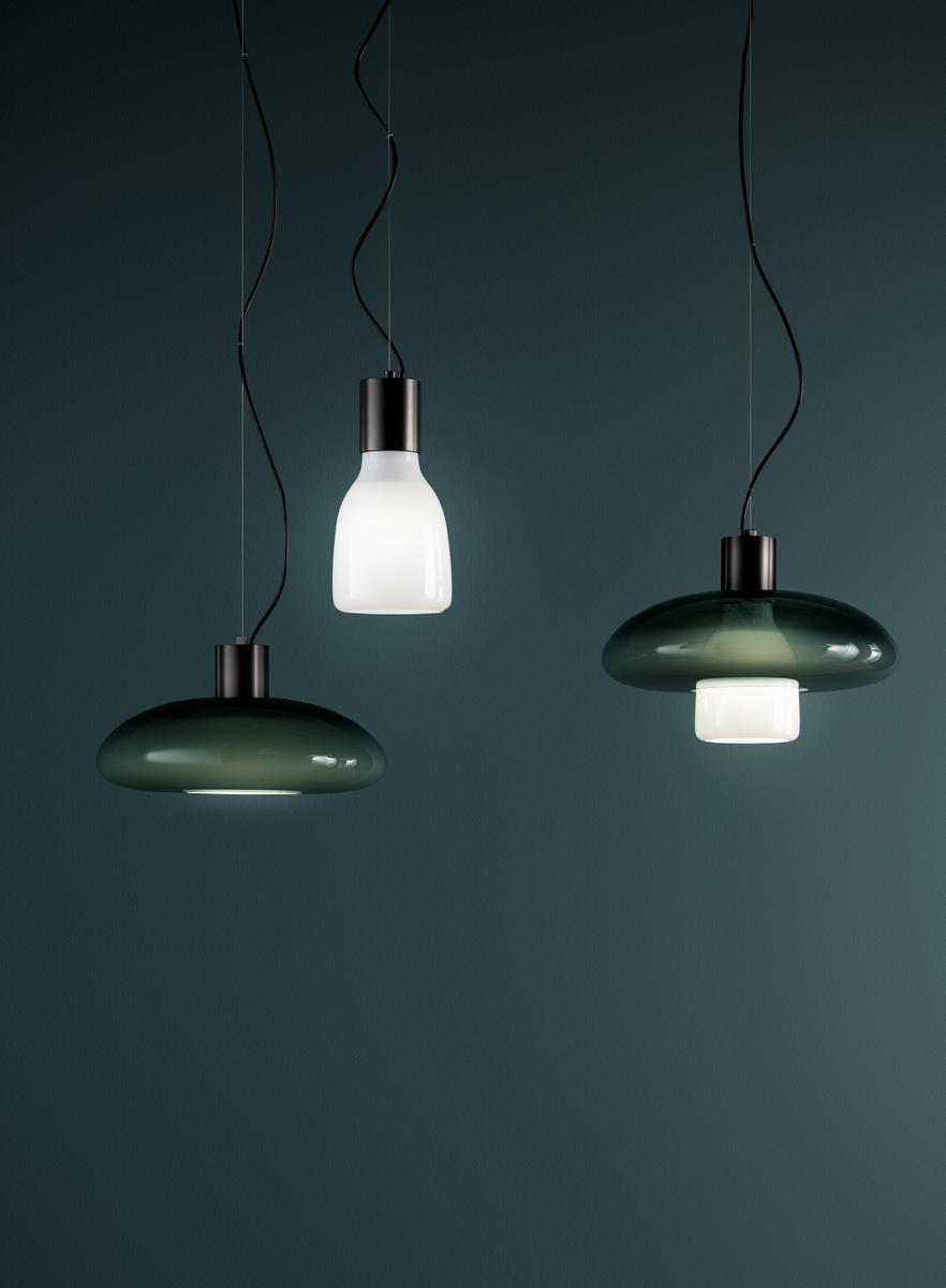 ACQUERELLI Blown glass pendant lamp