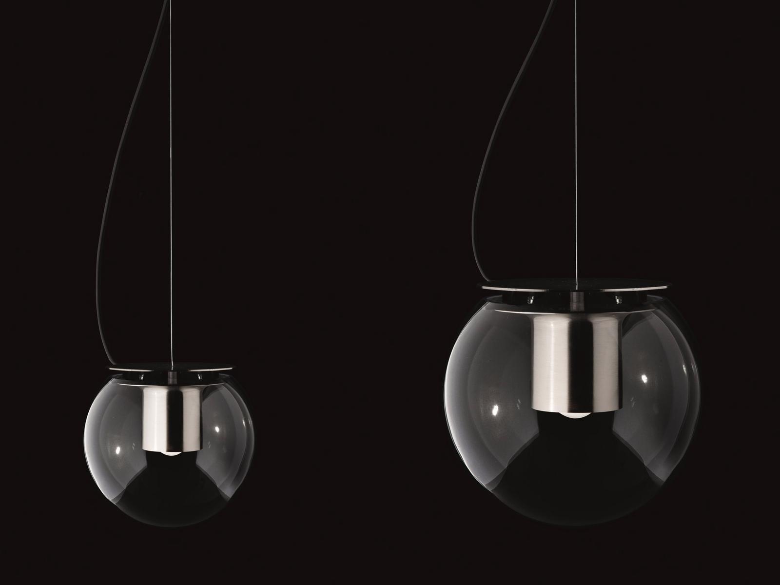 THE GLOBE - 827/828 Direct light blown glass pendant lamp