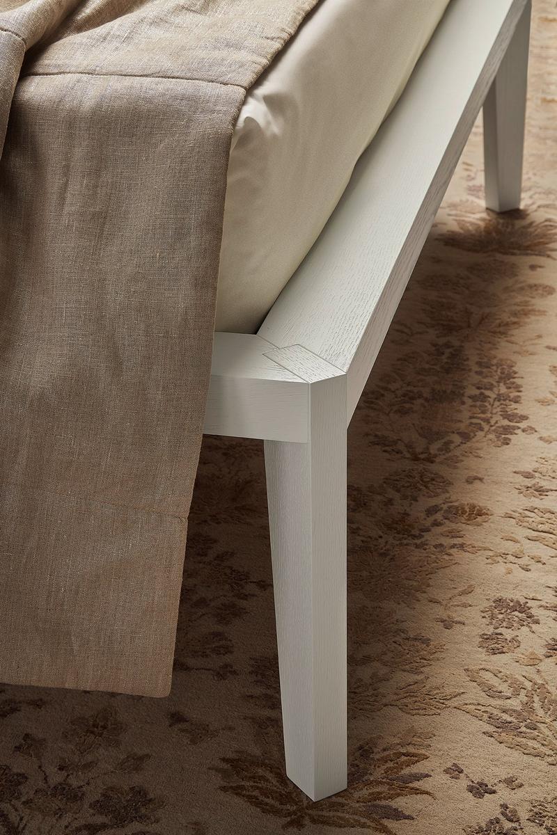 ANDREA Double bed with upholstered headboard