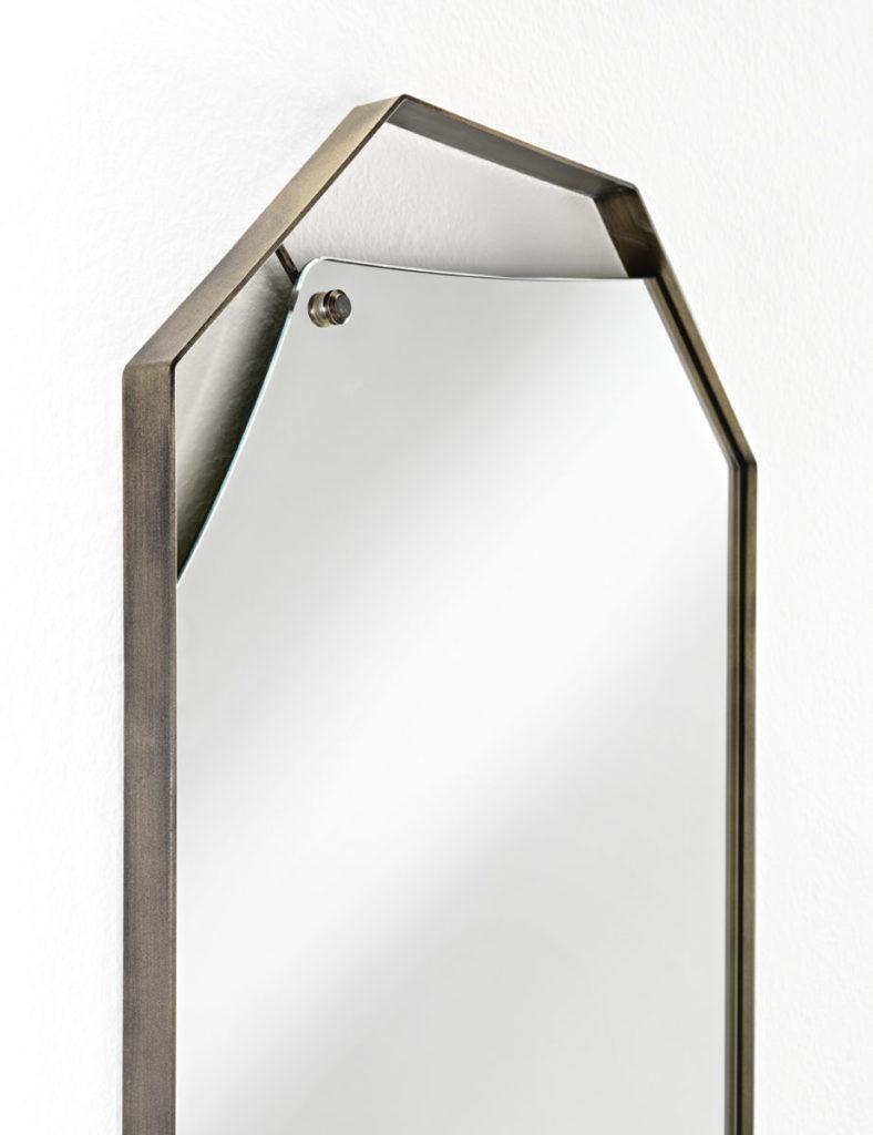 PINCH Square metal mirror
