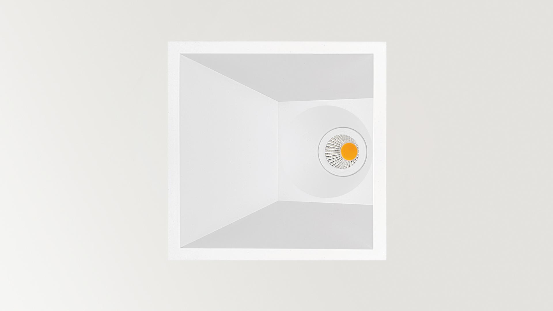 SWAP SQUARE ASYMMETRIC LED recessed spotlight