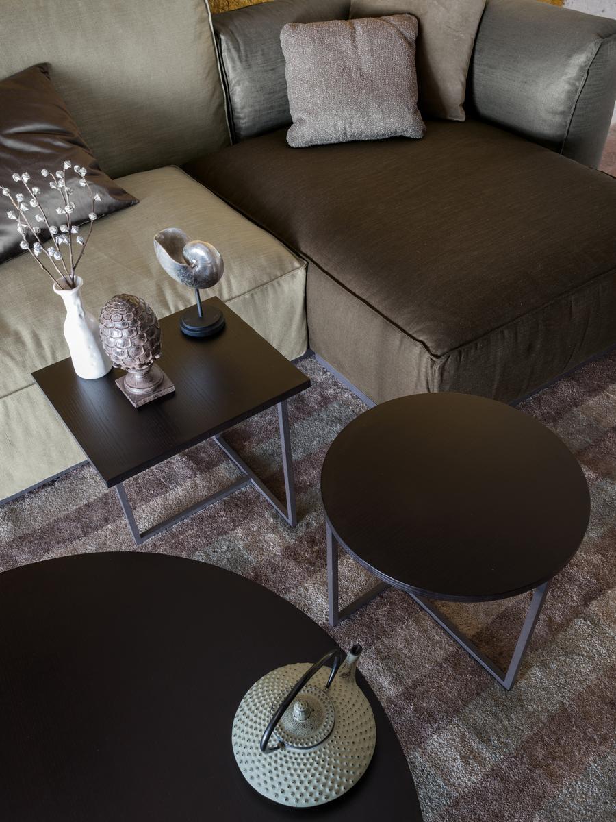 ARMONIA Round Sucupira coffee table