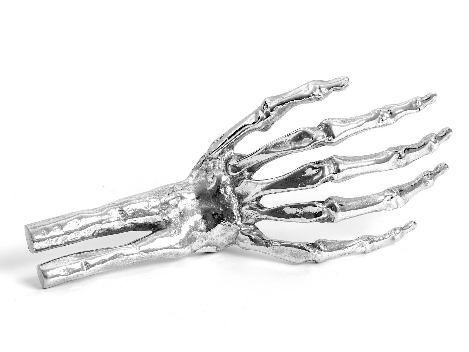 SKELETON HAND Aluminium decorative object