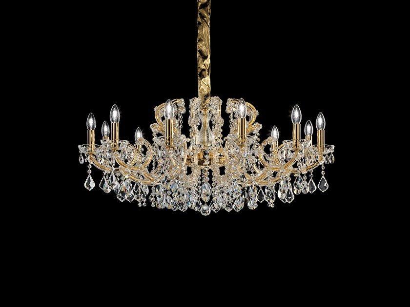 MARIA TERESA VE 931 12 Metal chandelier with Swarovski® Crystals