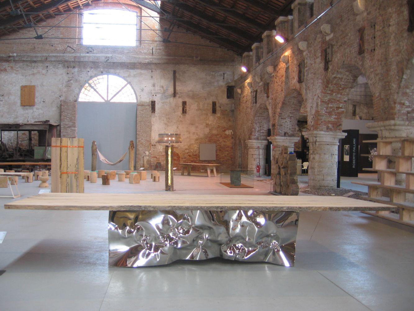 RIFLESSI Rectangular wood table