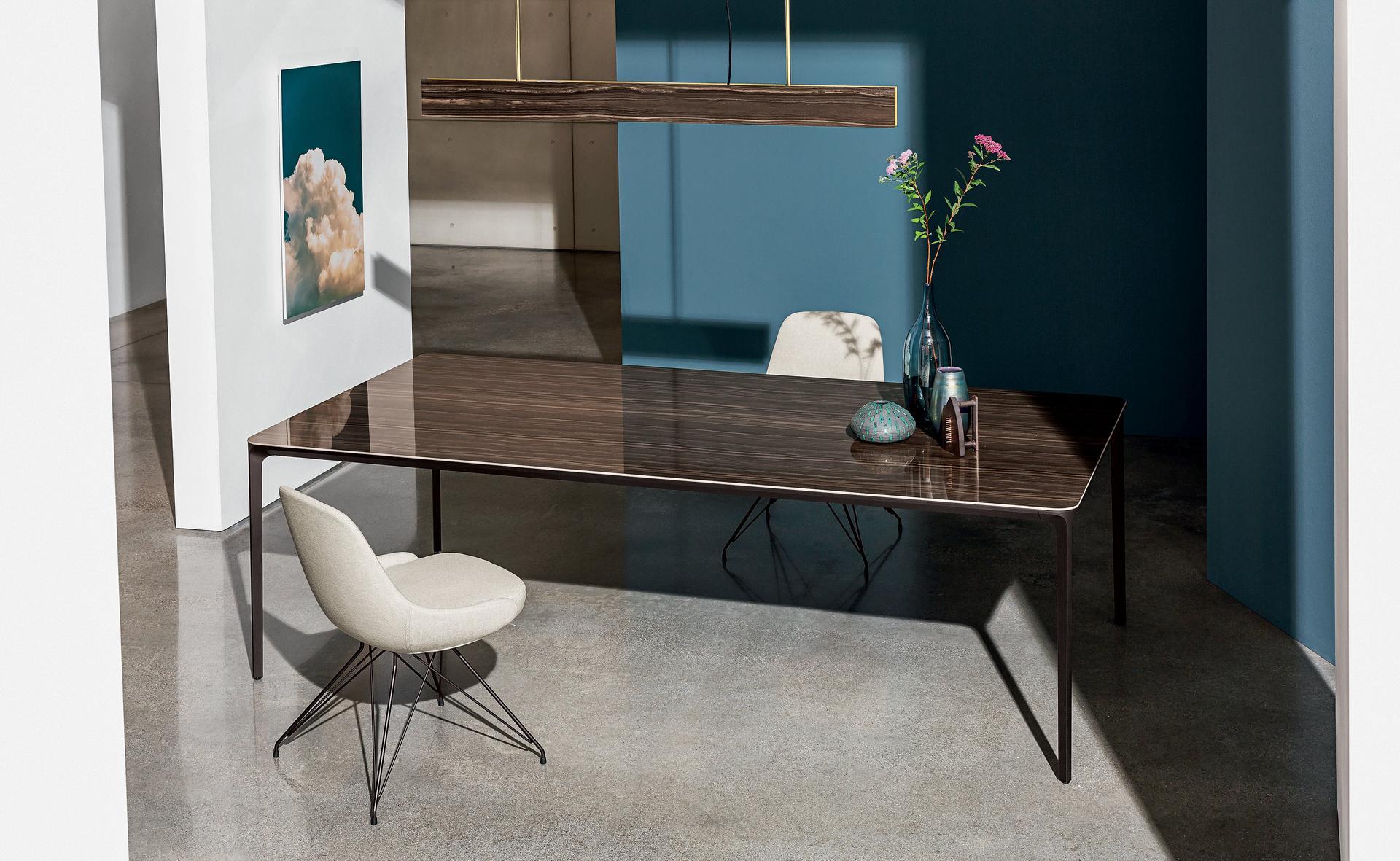 SLIM RECTANGULAR Rectangular ceramic table