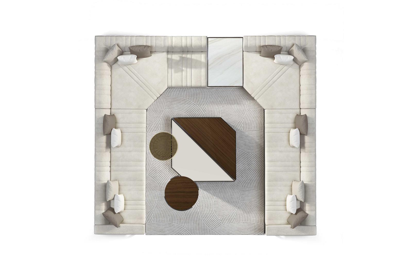 GRAND Corner sectional fabric sofa