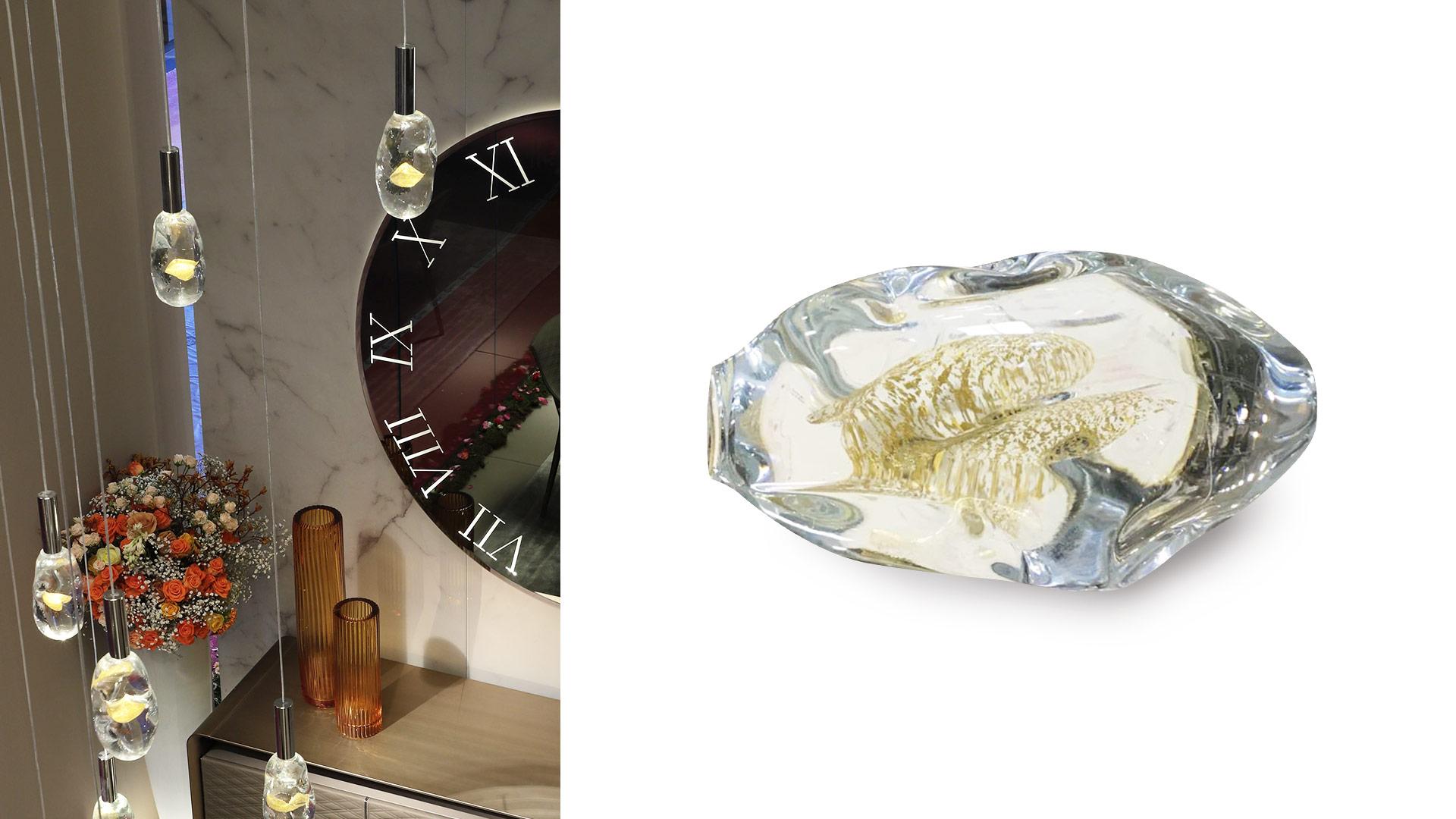 SASSI LED Murano glass pendant lamp